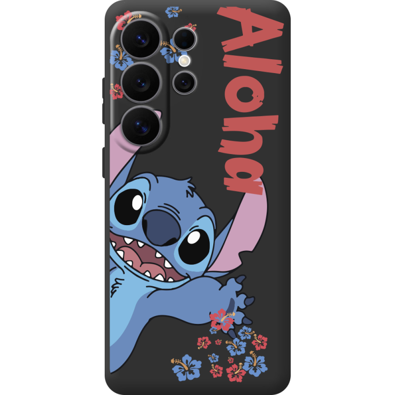 Чорний чохол BoxFace Samsung Galaxy S26 Ultra (S948) Гавайський гість Stich