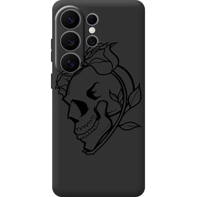 Чорний чохол BoxFace Samsung Galaxy S26 Ultra (S948) Skull and Roses