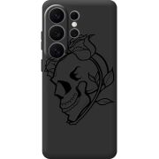 Чорний чохол BoxFace Samsung Galaxy S26 Ultra (S948) Skull and Roses
