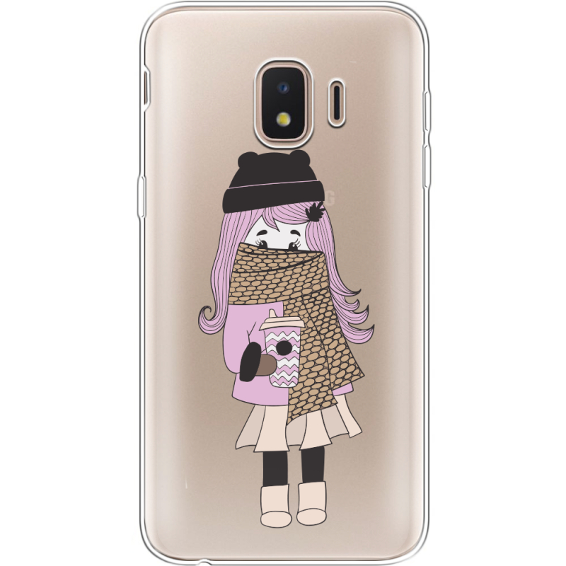 Прозрачный чехол Uprint Samsung J260 Galaxy J2 Core Winter Morning Girl