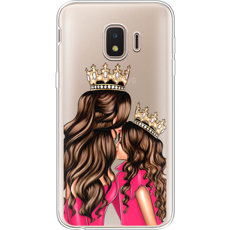 Прозрачный чехол Uprint Samsung J260 Galaxy J2 Core Queen and Princess