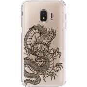 Прозрачный чехол Uprint Samsung J260 Galaxy J2 Core Chinese Dragon