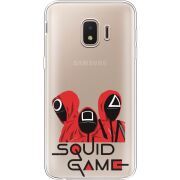 Прозрачный чехол Uprint Samsung J260 Galaxy J2 Core siquid game люди в красном