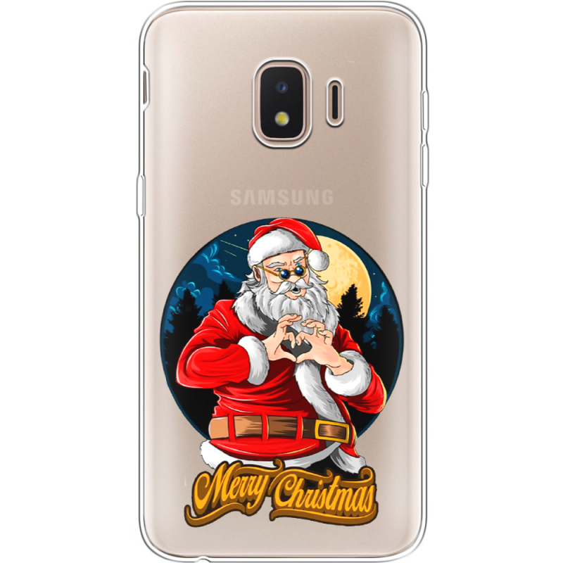 Прозрачный чехол Uprint Samsung J260 Galaxy J2 Core Cool Santa