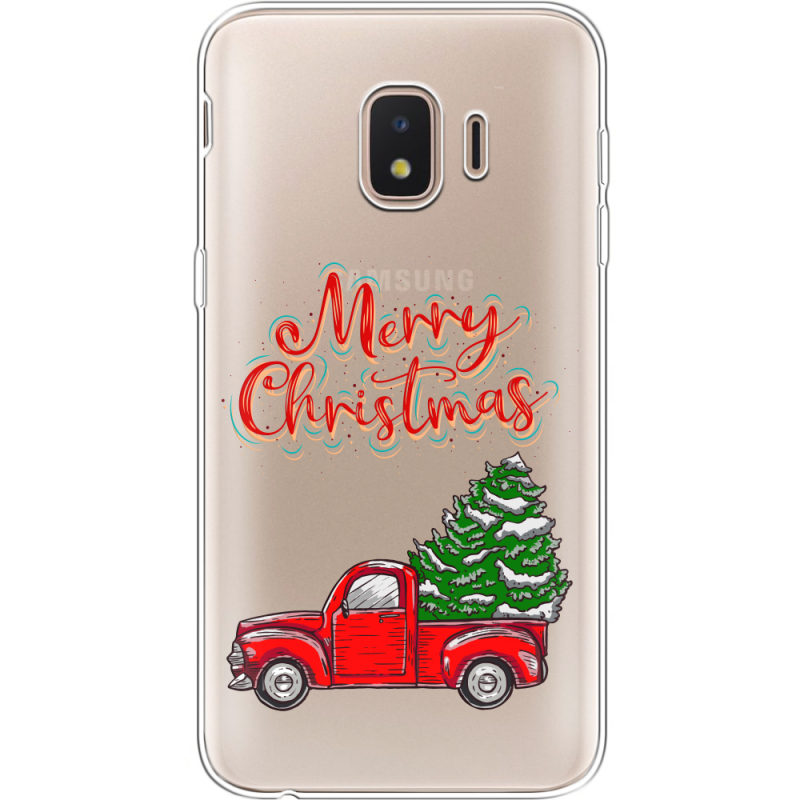 Прозрачный чехол Uprint Samsung J260 Galaxy J2 Core Holiday Car