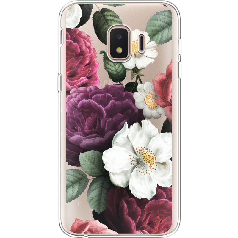 Прозрачный чехол Uprint Samsung J260 Galaxy J2 Core Floral Dark Dreams