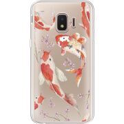 Прозрачный чехол Uprint Samsung J260 Galaxy J2 Core Japanese Koi Fish