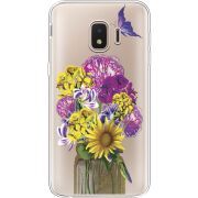 Прозрачный чехол Uprint Samsung J260 Galaxy J2 Core My Bouquet