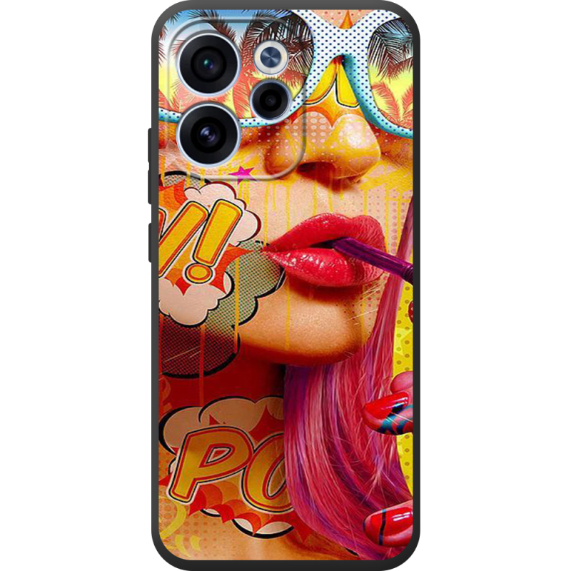 Чохол BoxFace OPPO Reno 15 F Yellow Girl Pop Art