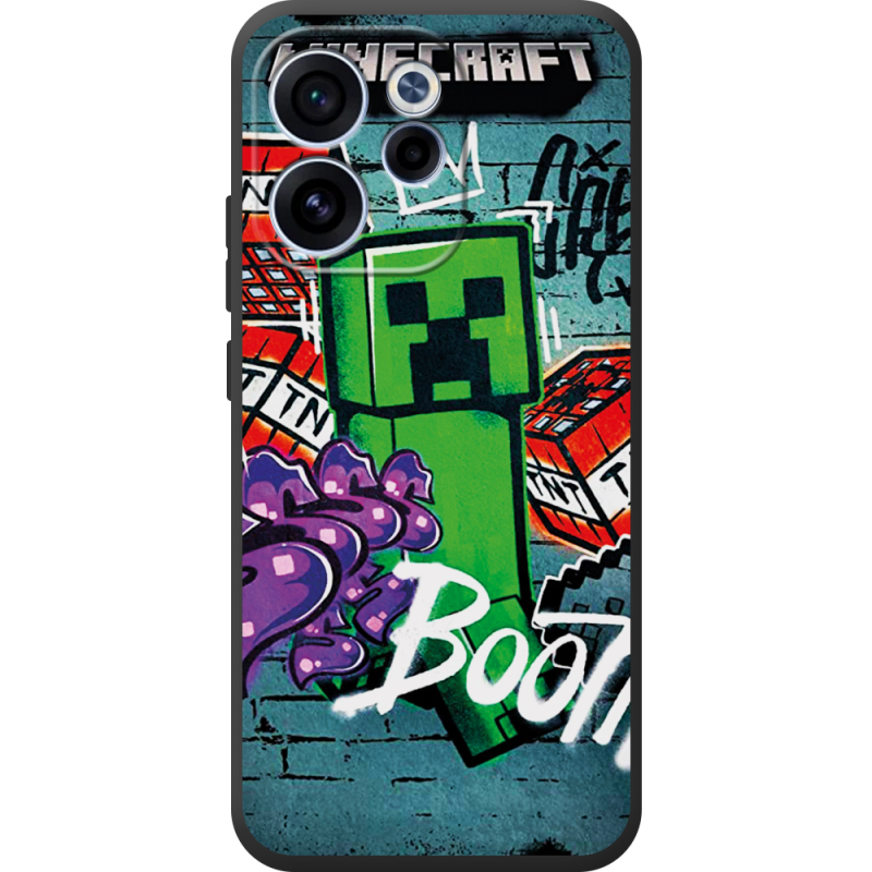 Чохол BoxFace OPPO Reno 15 F Minecraft Graffiti