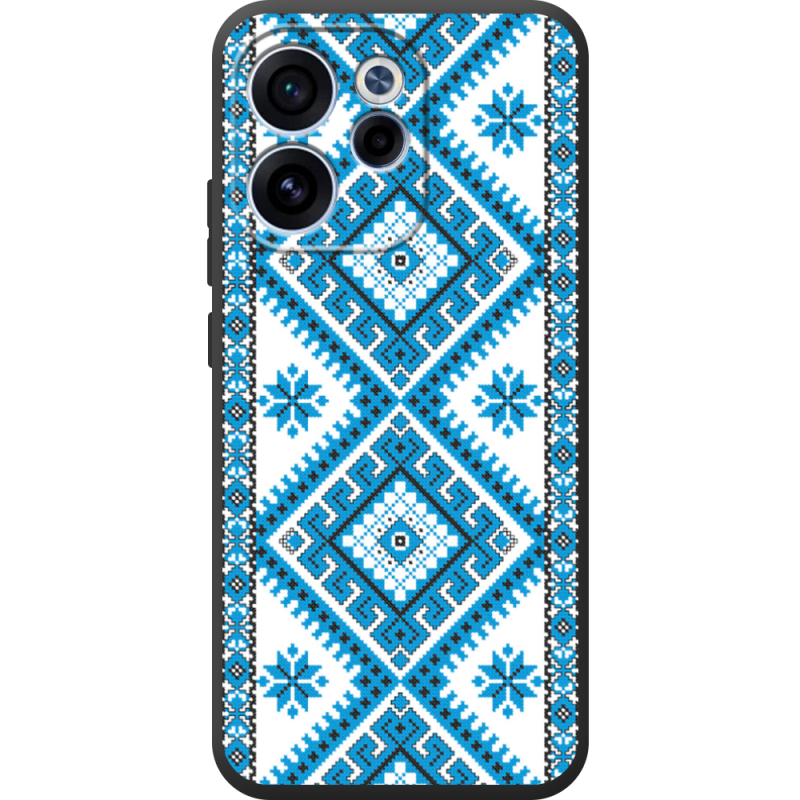 Чохол BoxFace OPPO Reno 15 F Блакитний Орнамент