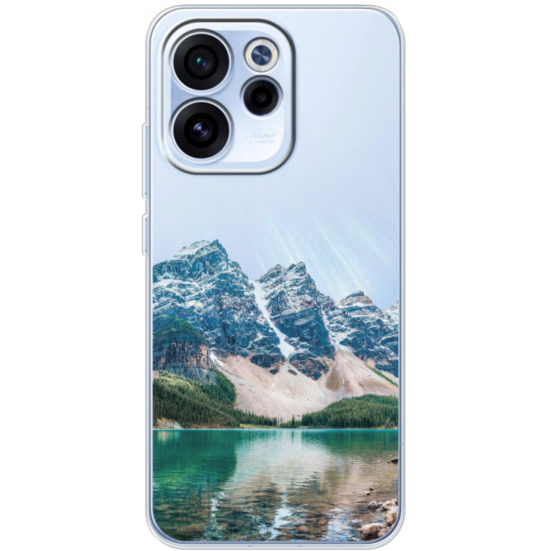 Прозорий чохол BoxFace OPPO Reno 15 F Blue Mountain