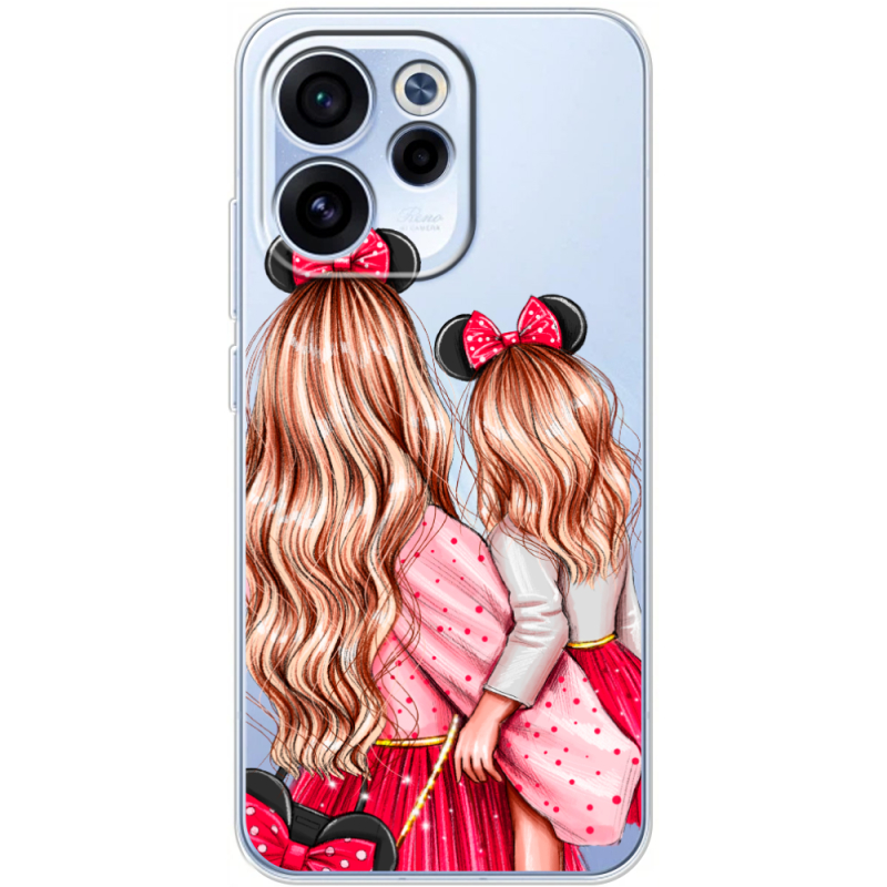 Прозорий чохол BoxFace OPPO Reno 15 F Mouse Girls