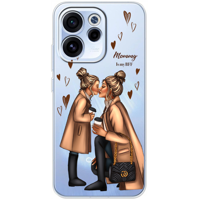Прозорий чохол BoxFace OPPO Reno 15 F Mommy Is My BFF