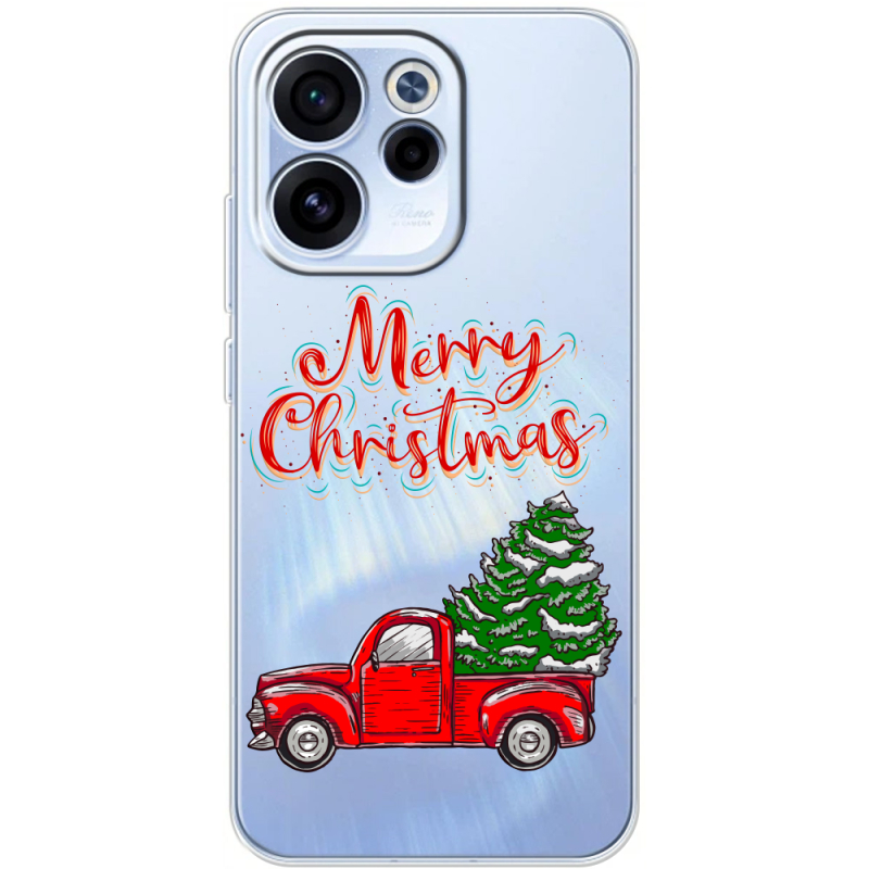 Прозорий чохол BoxFace OPPO Reno 15 F Holiday Car