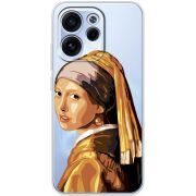 Прозорий чохол BoxFace OPPO Reno 15 F Девушка с жемчужной серёжкой