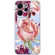 Прозорий чохол BoxFace OPPO Reno 15 F Rose