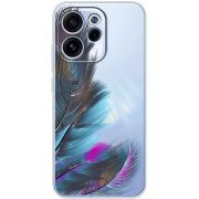 Прозорий чохол BoxFace OPPO Reno 15 F Feathers