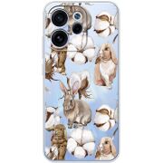Прозорий чохол BoxFace OPPO Reno 15 F Cotton and Rabbits