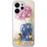 Чохол зі стразами OPPO Reno 15 F Little Boy and Girl