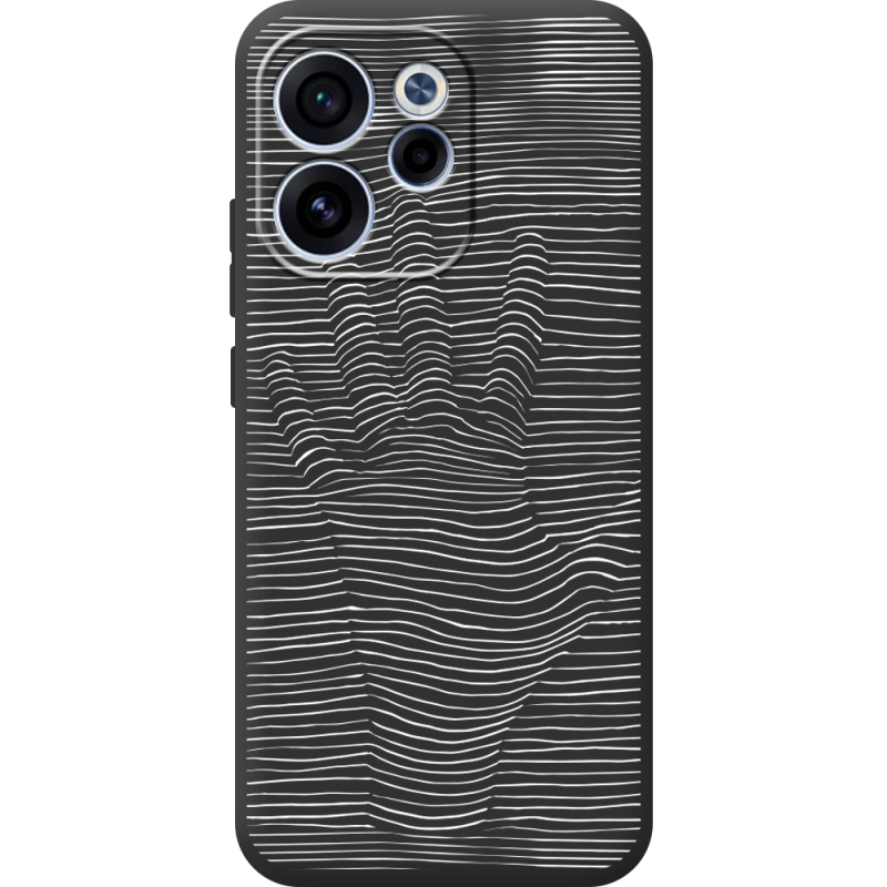 Чорний чохол BoxFace OPPO Reno 15 F Optical Hand