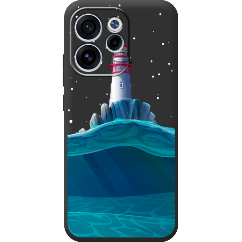 Чорний чохол BoxFace OPPO Reno 15 F Lighthouse