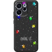 Чорний чохол BoxFace OPPO Reno 15 F Among Us Invisible