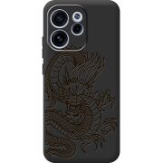 Чорний чохол BoxFace OPPO Reno 15 F Chinese Dragon