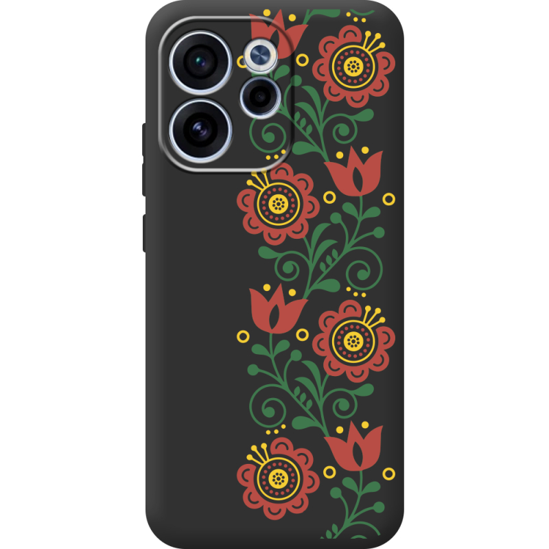 Чорний чохол BoxFace OPPO Reno 15 F Ethno