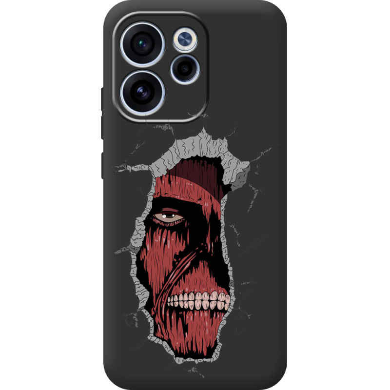 Чорний чохол BoxFace OPPO Reno 15 F Нападение на Титана