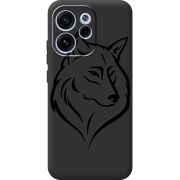 Чорний чохол BoxFace OPPO Reno 15 F Wolf