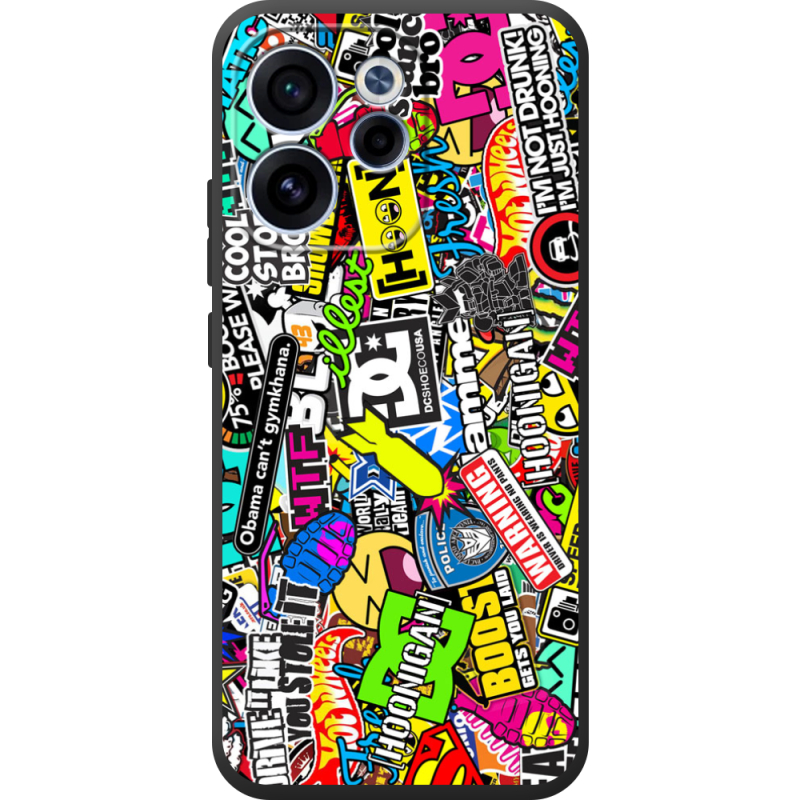 Чохол BoxFace OPPO Reno 15 FS Multicolored Inscriptions