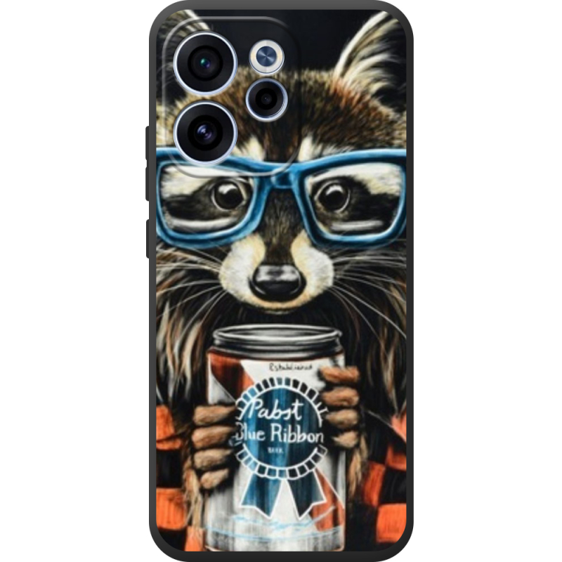 Чохол BoxFace OPPO Reno 15 FS Енот с банкой