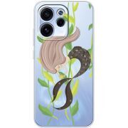 Прозорий чохол BoxFace OPPO Reno 15 FS Cute Mermaid