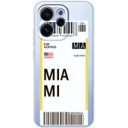 Прозорий чохол BoxFace OPPO Reno 15 FS Ticket Miami