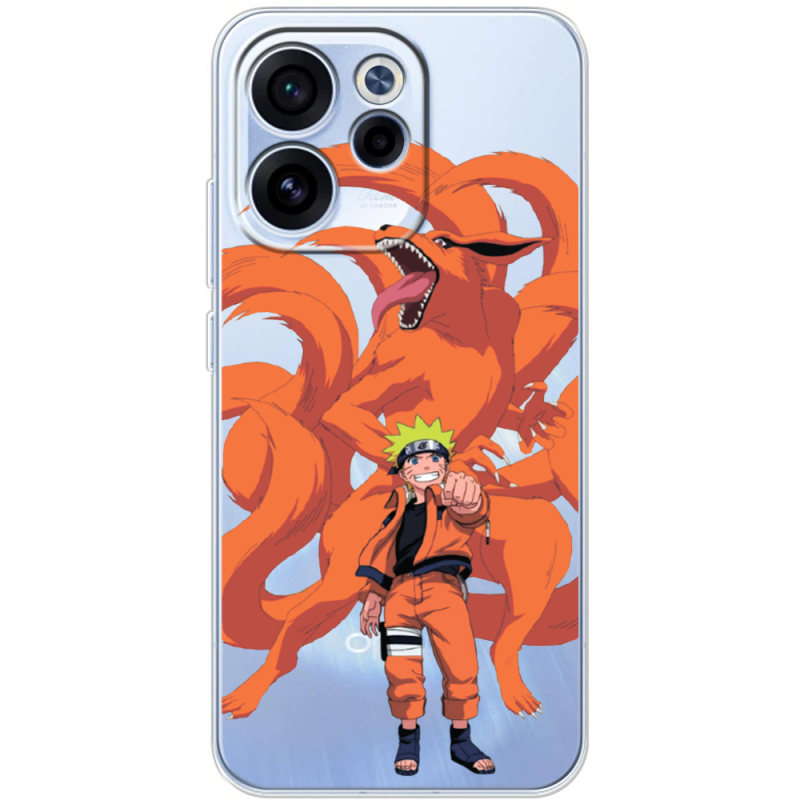 Прозорий чохол BoxFace OPPO Reno 15 FS Naruto and Kurama