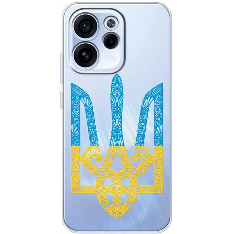 Прозорий чохол BoxFace OPPO Reno 15 FS Gold Trident