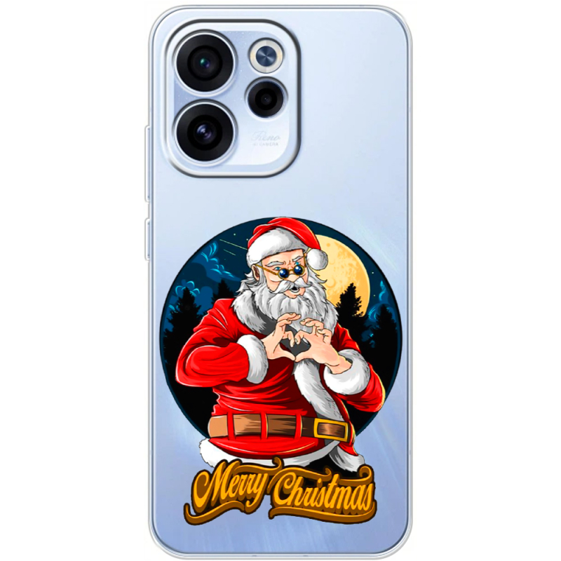 Прозорий чохол BoxFace OPPO Reno 15 FS Cool Santa