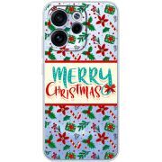 Прозорий чохол BoxFace OPPO Reno 15 FS Vintage Christmas Pattern