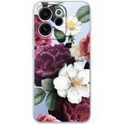Прозорий чохол BoxFace OPPO Reno 15 FS Floral Dark Dreams