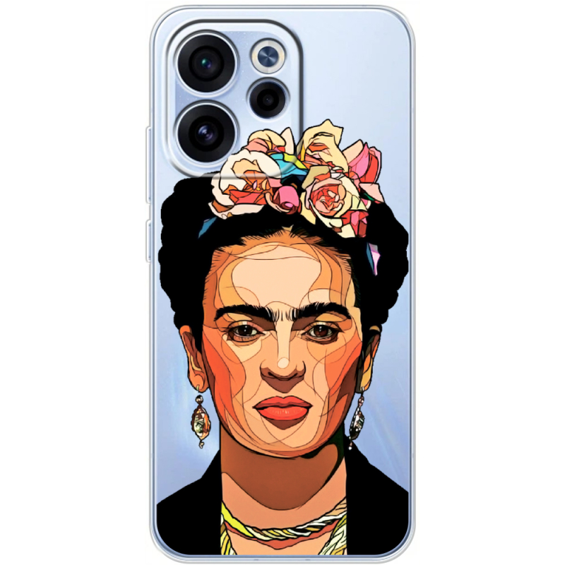 Прозорий чохол BoxFace OPPO Reno 15 FS Фрида Кало
