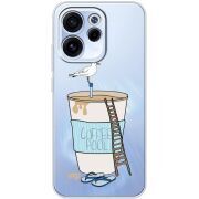 Прозорий чохол BoxFace OPPO Reno 15 FS Segull in Cofee Pool