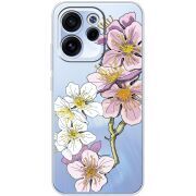 Прозорий чохол BoxFace OPPO Reno 15 FS Cherry Blossom