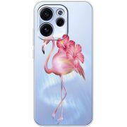 Прозорий чохол BoxFace OPPO Reno 15 FS Floral Flamingo