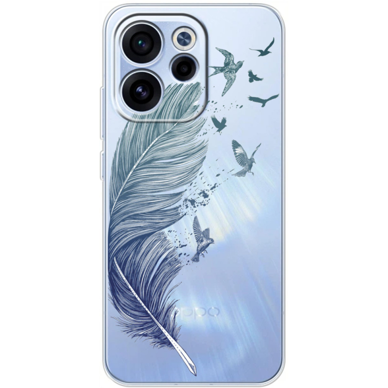 Прозорий чохол BoxFace OPPO Reno 15 FS Feather
