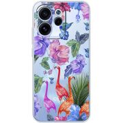 Прозорий чохол BoxFace OPPO Reno 15 FS Flamingo