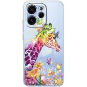 Прозорий чохол BoxFace OPPO Reno 15 FS Colorful Giraffe