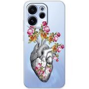 Чохол зі стразами OPPO Reno 15 FS Heart