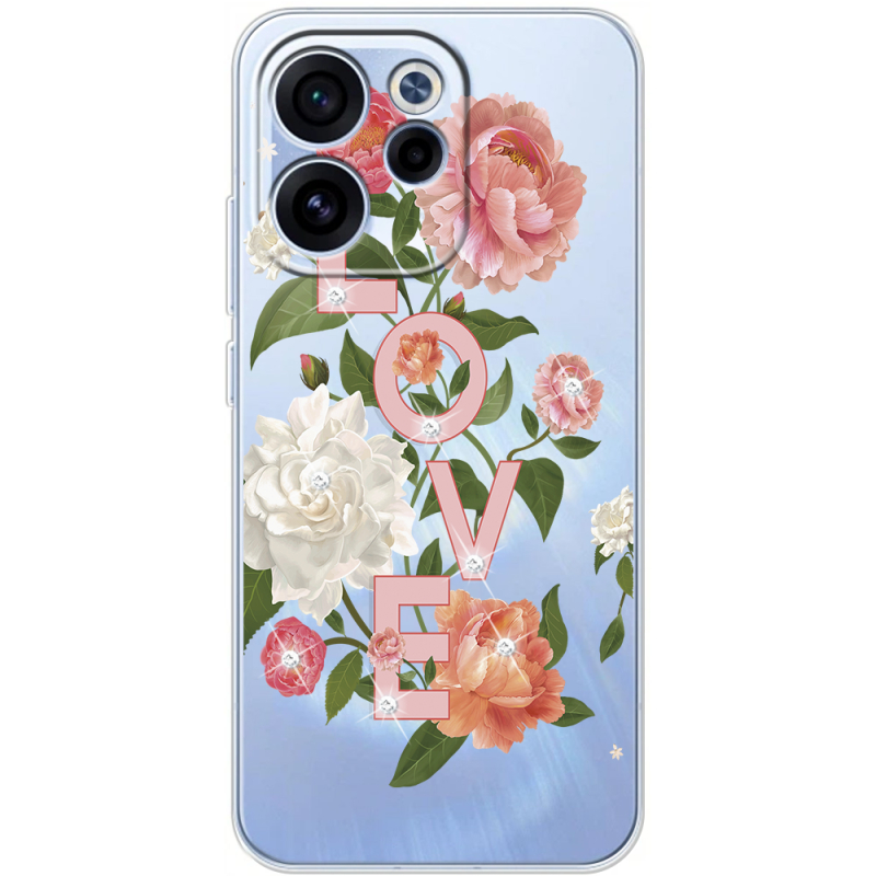 Чохол зі стразами OPPO Reno 15 FS Love