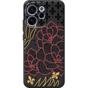 Чорний чохол BoxFace OPPO Reno 15 FS FranceFlowers